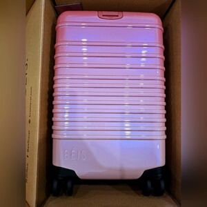 NWT Beis Wicked Pink The Small Carry On